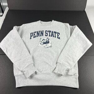 VTG Champion Reverse Weave Penn State Nittany Lions Small Logo Faded Crewneck